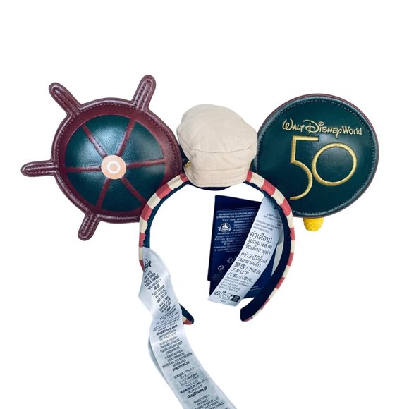 Disney Parks Mickey Mouse Main Attraction Jungle Cruise Ears Headband - Picture 4 of 13